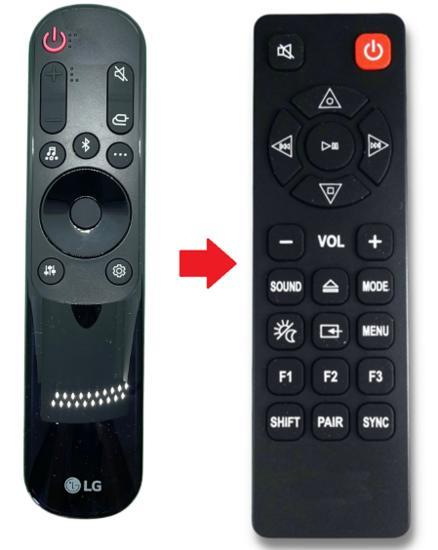 Vervangende LG AKB76038001 afstandsbediening, Audio, Tv en Foto, Afstandsbedieningen, Verzenden