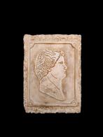 sculptuur, Bassorilievo Imperatore  Giulio Cesare  - 25 cm