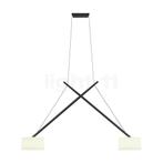 Serien Lighting Twin Hanglamp LED, lampenkap echt glas - zwa, Huis en Inrichting, Lampen | Hanglampen, Verzenden, Nieuw