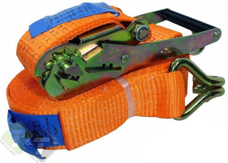 Spanband 5 Ton 6 Meter - Sjorband Met Ratel - Spanner - Aanh, Auto diversen, Auto-accessoires, Nieuw, Ophalen of Verzenden