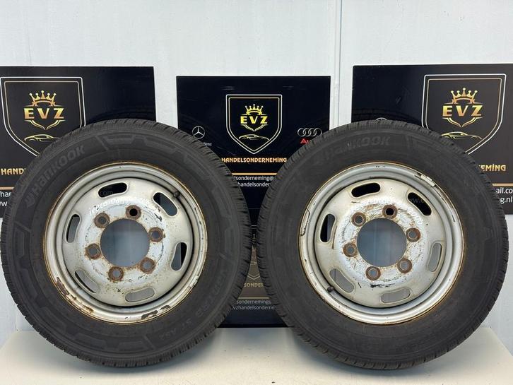 Iveco New Daily 2 banden met velgen 195/75R16 bj.2008, Auto-onderdelen, Banden en Velgen, 16 inch, All Season, 195 mm, Gebruikt