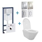 Grohe Rapid SL Toiletset set10 Wiesbaden Stereo Rimless met, Doe-het-zelf en Verbouw, Sanitair, Ophalen of Verzenden, Nieuw, Overige typen