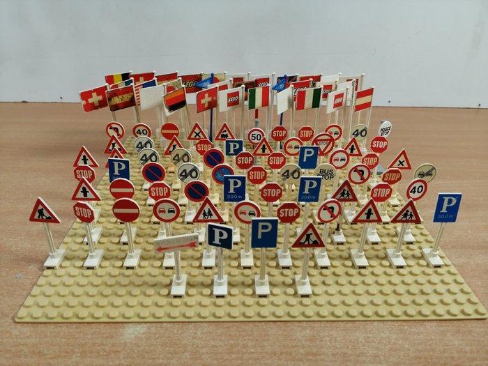 Lego - geen serie - van 100 verkeersborden en vlaggen -, Kinderen en Baby's, Speelgoed | Duplo en Lego