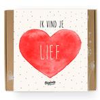 Blossombs Bloem Bommetjes Giftbox Hartjes Ik vind je lief -, Ophalen of Verzenden