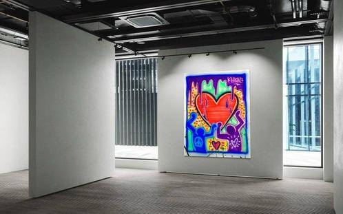 Outside313 - Keith Haring - Love, Antiek en Kunst, Kunst | Schilderijen | Modern