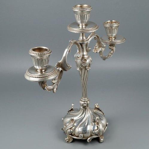Koch & Bergfeld - Kandelaar - .925 zilver, Antiek en Kunst, Antiek | Goud en Zilver