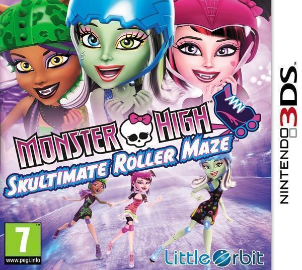 Monster High: Skultimate Roller Maze 3DS, Spelcomputers en Games, Games | Nintendo 2DS en 3DS, 1 speler, Zo goed als nieuw, Ophalen of Verzenden