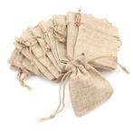 Jute giftbag met gelukspoppetje Tennisbal en pepermuntjes, Sport en Fitness, Tennis, Verzenden, Nieuw, Overige typen, Overige merken