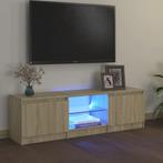 vidaXL Tv-meubel met LED-verlichting 120x30x35,5 cm sonoma, Nieuw, Verzenden