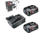 Bosch Starter Set 18V - 2 x 18V 2.5Ah Accu en AL 18V-44, Verzenden, Zo goed als nieuw