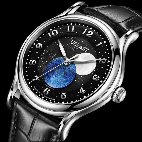 Ublast - Orbital Plane - Automatic Moon Phase -, Sieraden, Tassen en Uiterlijk, Horloges | Heren