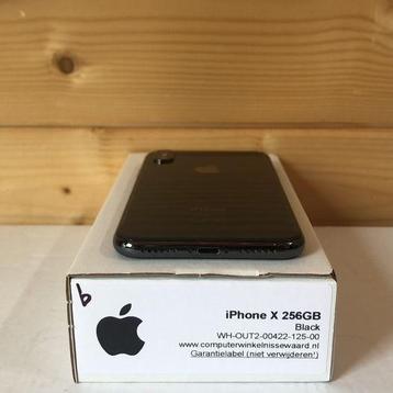 Apple iPhone 10 (X) 256GB zwart + garantie beschikbaar voor biedingen