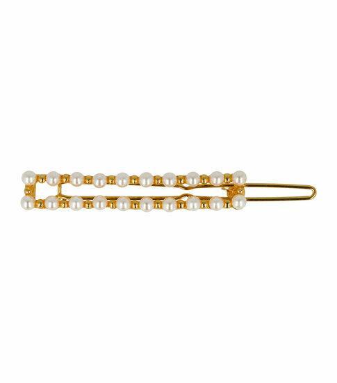 Haarspeld Clip Recht Parel Goud, Sieraden, Tassen en Uiterlijk, Uiterlijk | Haarverzorging, Verzenden