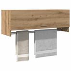 vidaXL Kledingkast 100x32,5x35 cm bewerkt hout artisanaal, Huis en Inrichting, Kasten | Kledingkasten, Verzenden, Nieuw