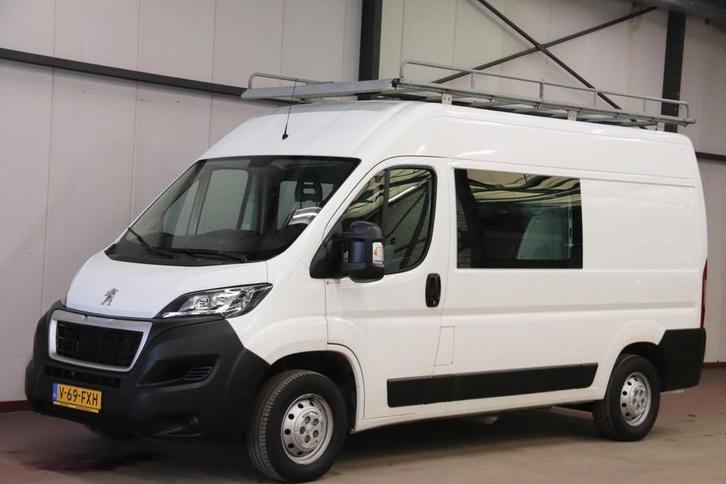 Peugeot Boxer L2H2 DUBBEL CABINE 7 personen met IMPERIAAL, Auto's, Bestelauto's, Dealer onderhouden, Onderhoudsboekje, Handgeschakeld