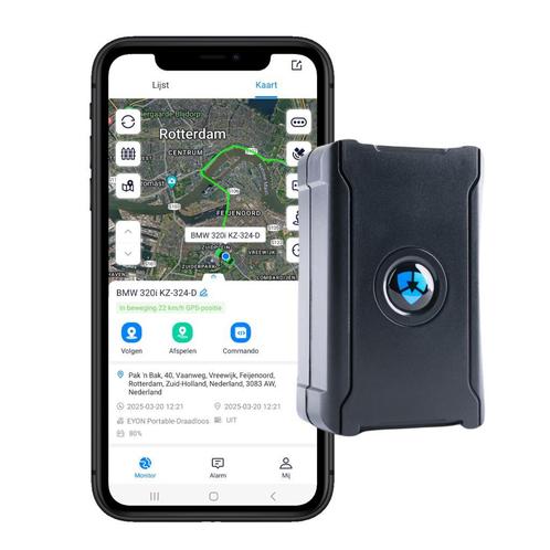 NIEUW - GPS Magneet tracker zonder kosten - Eyon portable, Auto diversen, Anti-diefstal, Nieuw, Verzenden