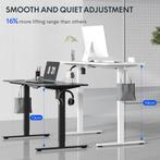 Zit sta bureau - Elektrisch - Verstelbaar - Bureauframe - Zw, Verzenden, Zo goed als nieuw