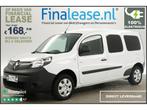 Renault Kangoo Z.E. L2H1 Huur-Accu 33 kWh AUT PDC €168pm, Auto's, Automaat, Renault, Wit, Elektrisch