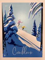 Monsieur Z - Affiche de Tourisme Combloux - Le Saut à ski