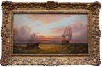 Josef Carl Berthold Puettner (1821-1881) - Seascape in, Antiek en Kunst, Kunst | Schilderijen | Klassiek