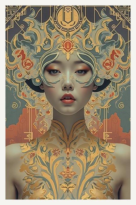 NumericEric - Future Geisha #05 (XL), Antiek en Kunst, Kunst | Designobjecten