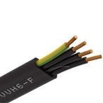 Platte stroomkabel - 4x 1,5mm² - H07VVH6-F - Per meter, Ophalen of Verzenden, Nieuw, Kabel of Snoer