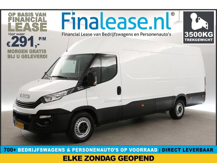 Iveco Daily 35S16V 2.3 410 155PK L3H2 3500KG Trekgewicht PDC, Auto's, Bestelauto's, Lease, Automaat, Diesel, Iveco, Wit, ABS, Boordcomputer