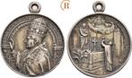 Zilver medaille auf das goudene Priesterjubilaeum 1929 Va..., Verzenden