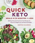 Quick Keto Meals in 30 Minutes or Less 9781592337613, Verzenden, Zo goed als nieuw, Martina Slajerova