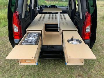 Minicamper inrichting voor Berlingo, Caddy, T5/T6 etc.. beschikbaar voor biedingen
