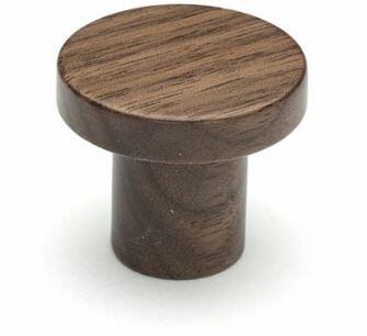 Meubelknop Stockholm Ø33mm walnoot, Doe-het-zelf en Verbouw, Hang- en Sluitwerk, Nieuw, Ophalen of Verzenden
