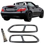 Uitlaat Sierstukken Mercedes SLK R171 08-11 Zwart, Ophalen of Verzenden, Nieuw