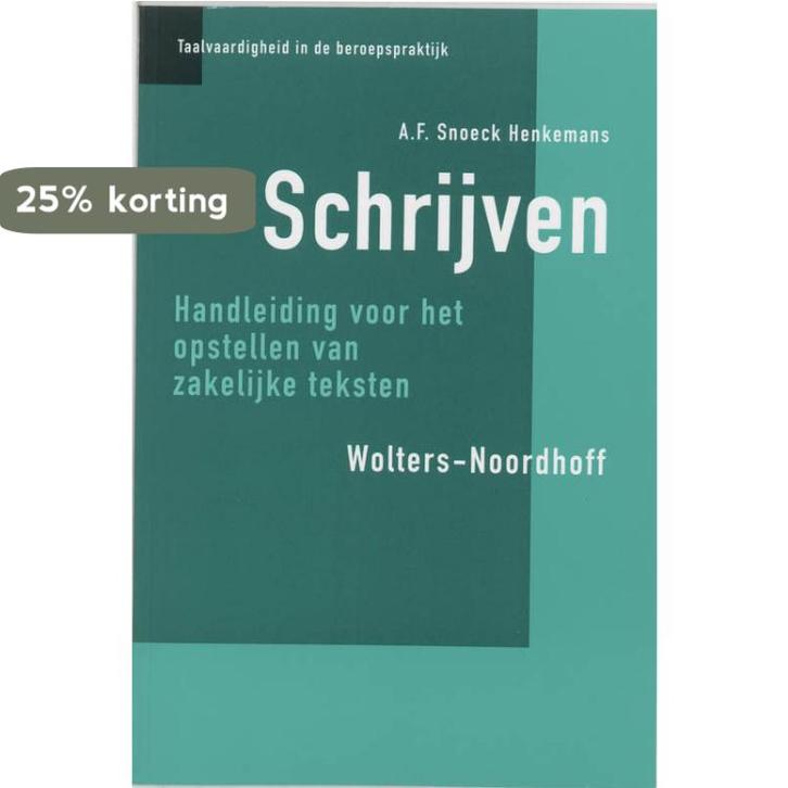 Schrijven / Taalvaardigheid in de beroepspraktijk, Boeken, Schoolboeken, Gelezen, Verzenden