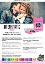 Openhartig In Love, Hobby en Vrije tijd, Gezelschapsspellen | Kaartspellen, Ophalen of Verzenden, Zo goed als nieuw