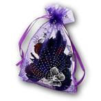 Organza zakjes paars met vlinders - 11x16 cm 100 stuks / ..., Verzenden, Nieuw