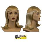 Theaterpruik pony halflang blond, Verzenden, Nieuw, Feestartikel