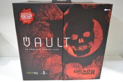 XBOX 360 Slim - 3D Armored Gaming Case Gears of War Vault, Spelcomputers en Games, Spelcomputers | Xbox | Accessoires, Zo goed als nieuw