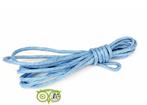 Waxkoord 1.5 mm Light-Sapphire-Blue 1,2 mtr., Verzenden, Nieuw