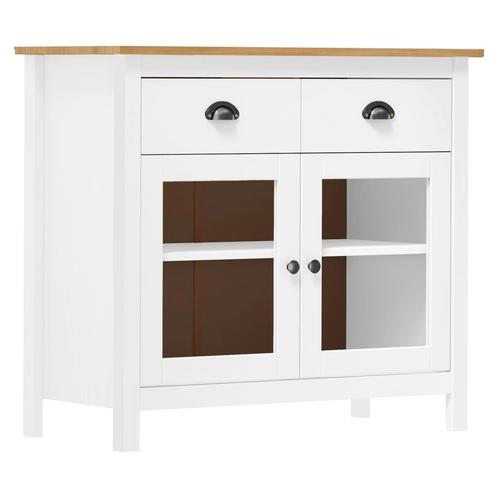 Dressoir Massief Grenen - 35% Korting - Tweedekansje - Hi..., Huis en Inrichting, Kasten | Dressoirs, 50 tot 100 cm, 25 tot 50 cm
