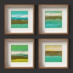 Noelia Correa Art - 4 Paintings Hafucoq, Antiek en Kunst