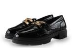 Manfield Loafers in maat 39 Zwart | 15% korting, Kleding | Dames, Schoenen, Verzenden, Zwart, Overige typen, Zo goed als nieuw