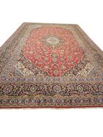 Groot Perzisch tapijt Kashan 400x300 wollen vloerkleed Iran, Huis en Inrichting, Stoffering | Tapijten en Kleden, Bruin, 200 cm of meer