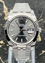 Rolex Datejust 41 - 126334 - Grey Dial - Jubilee - New, Sieraden, Tassen en Uiterlijk, Horloges | Heren, Staal, Polshorloge, Nieuw