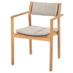 Levi stapelbare tuinstoel teak 4 Seasons Outdoor set van 6, Tuin en Terras, Tuinstoelen, Ophalen of Verzenden, Nieuw, Teakhout