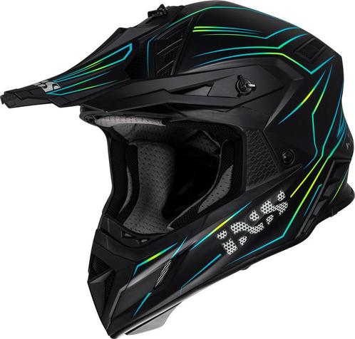 IXS iXS189FG 2.0 Mat Zwart Geel Crosshelm, Motoren, Kleding | Motorhelmen, Offroadhelm, Heren, XXL, Nieuw met kaartje, Overige merken