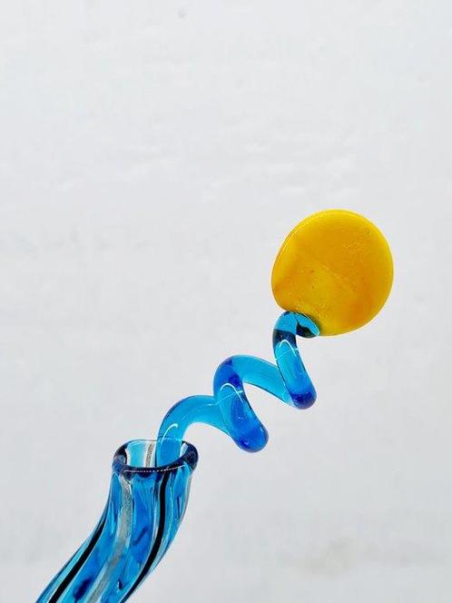 F&M Ballarin, Murano - Vaas - Glas, Antiek en Kunst, Antiek | Glas en Kristal