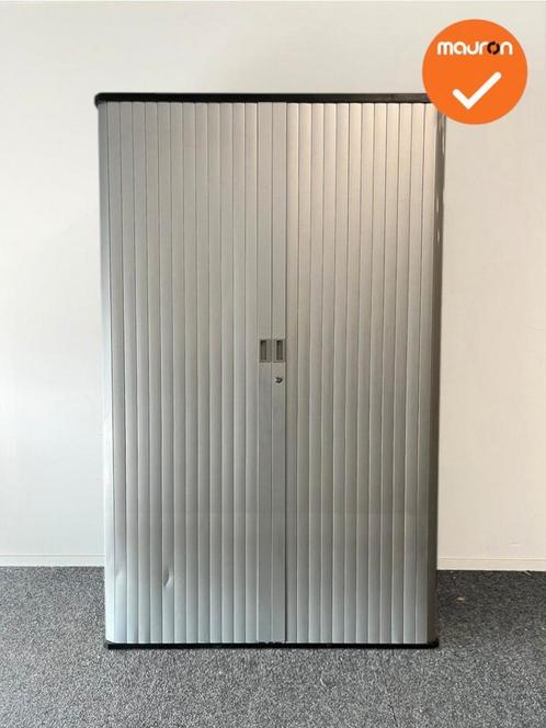 Gispen octa  Roldeurkast - 193x122x45cm - Zilvergrijs met zi, Zakelijke goederen, Kantoor en Winkelinrichting | Kantoormeubilair en Inrichting