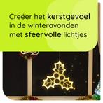 Kerstverlichting Raam Mistletoe - 20x20cm - Inclusief, Diversen, Kerst, Verzenden, Nieuw