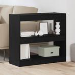 vidaXL Zwarte Eiken Boekenkast - 80x30x72 cm, Minder dan 50 cm, Verzenden, Nieuw, Minder dan 100 cm