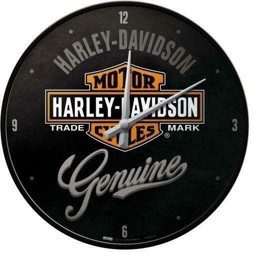 Harley-Davidson Genuine klok, Huis en Inrichting, Woonaccessoires | Klokken, Nieuw, Verzenden